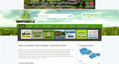 Desktop Screenshot of kempy-chaty.cz
